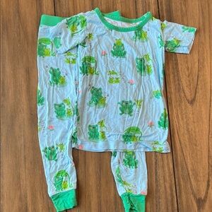 Little Sleepies Leaping Love Kids Pajama Set